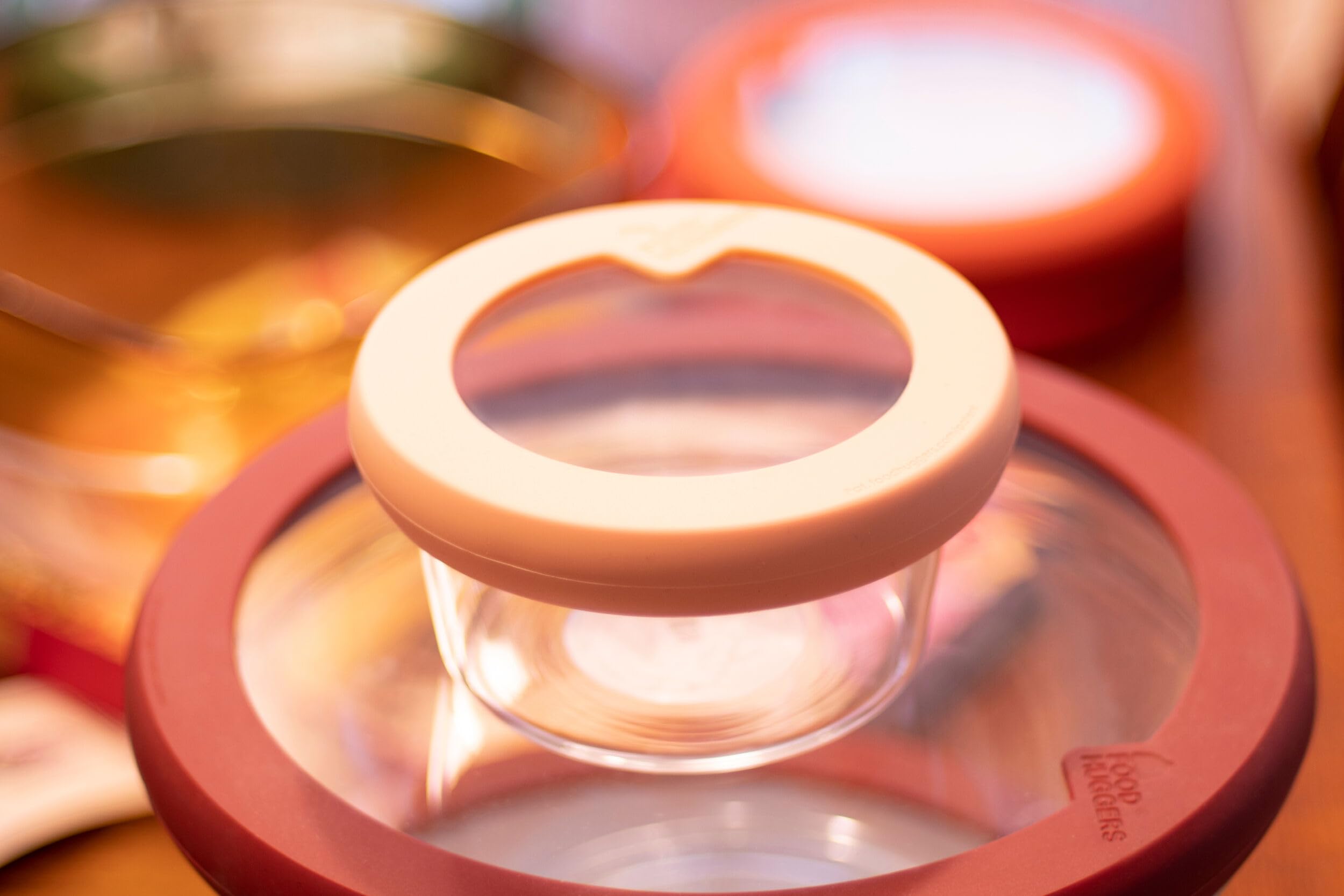 Food Huggers Silicone Replacement Lids for Glass Containers - Eco-Friendly, Crack-Proof Storage Lids Fits Most Round Bowls & Containers | Plastic-Free Kitchen Organizer | Perfect for Meal Prep, Leftovers & Food Preservation (X-Small, Terracotta)