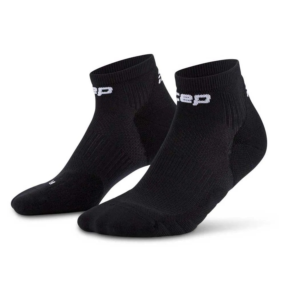 CEP Women's Running Socks Low Cut 5.0 - Breathable Performance Athletic Socks for Jogging, Gym & Marathon Training (Black)