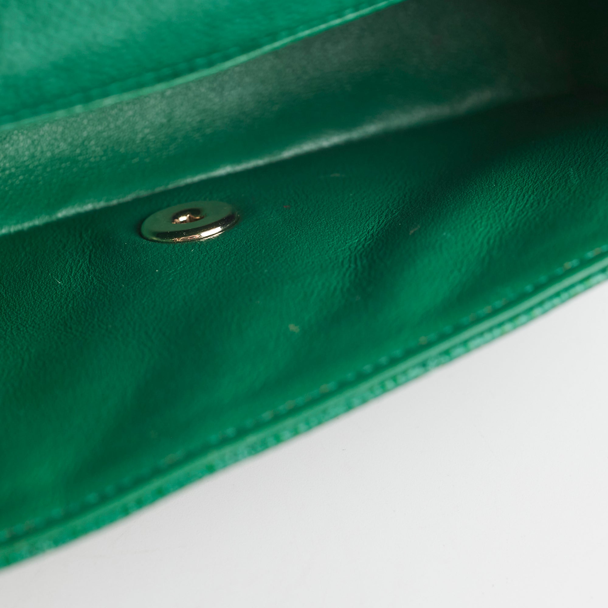 Chanel Caviar Leather Mini Rectangular Flap Bag in Emerald Green - 18S Collection | Luxury Crossbody Purse for Women, Perfect for Parties & Evening Events