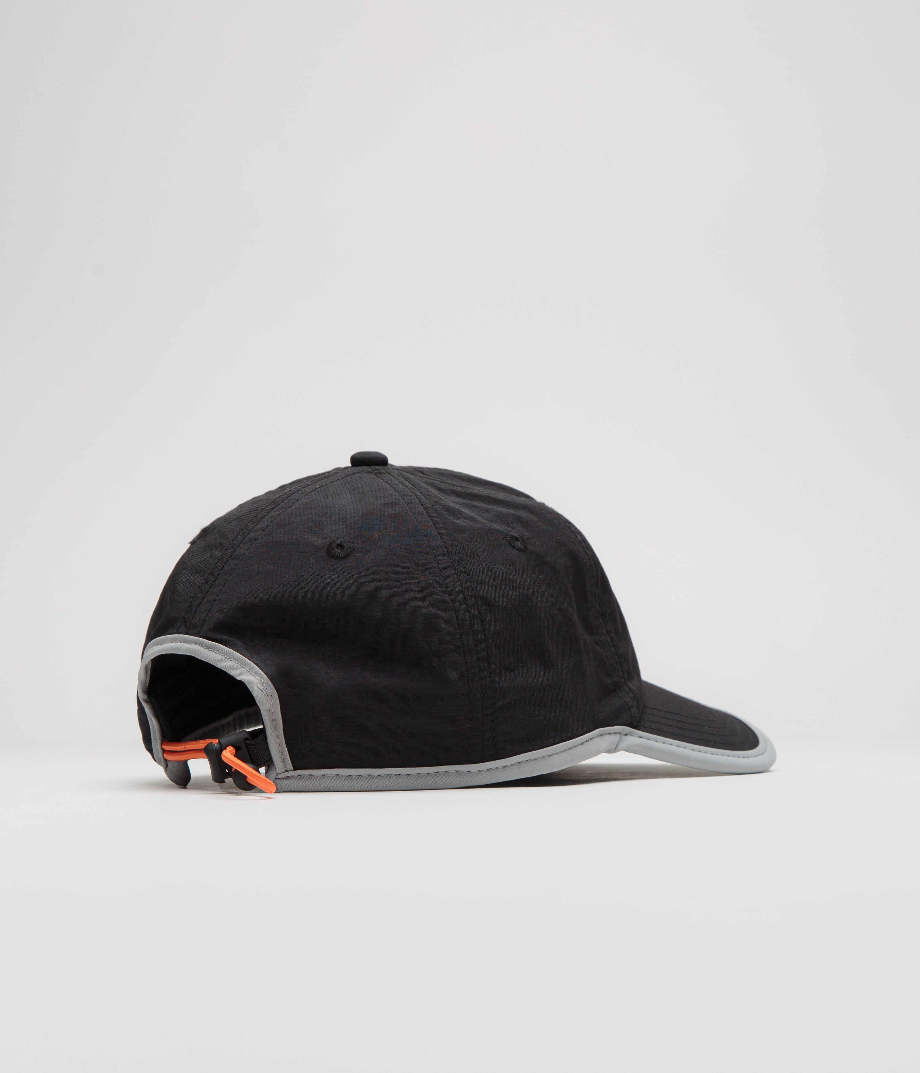 Butter Goods All Terrain Baseball Cap - Black & Light Grey Adjustable Trucker Hat for Outdoor Hiking, Camping and Fishing