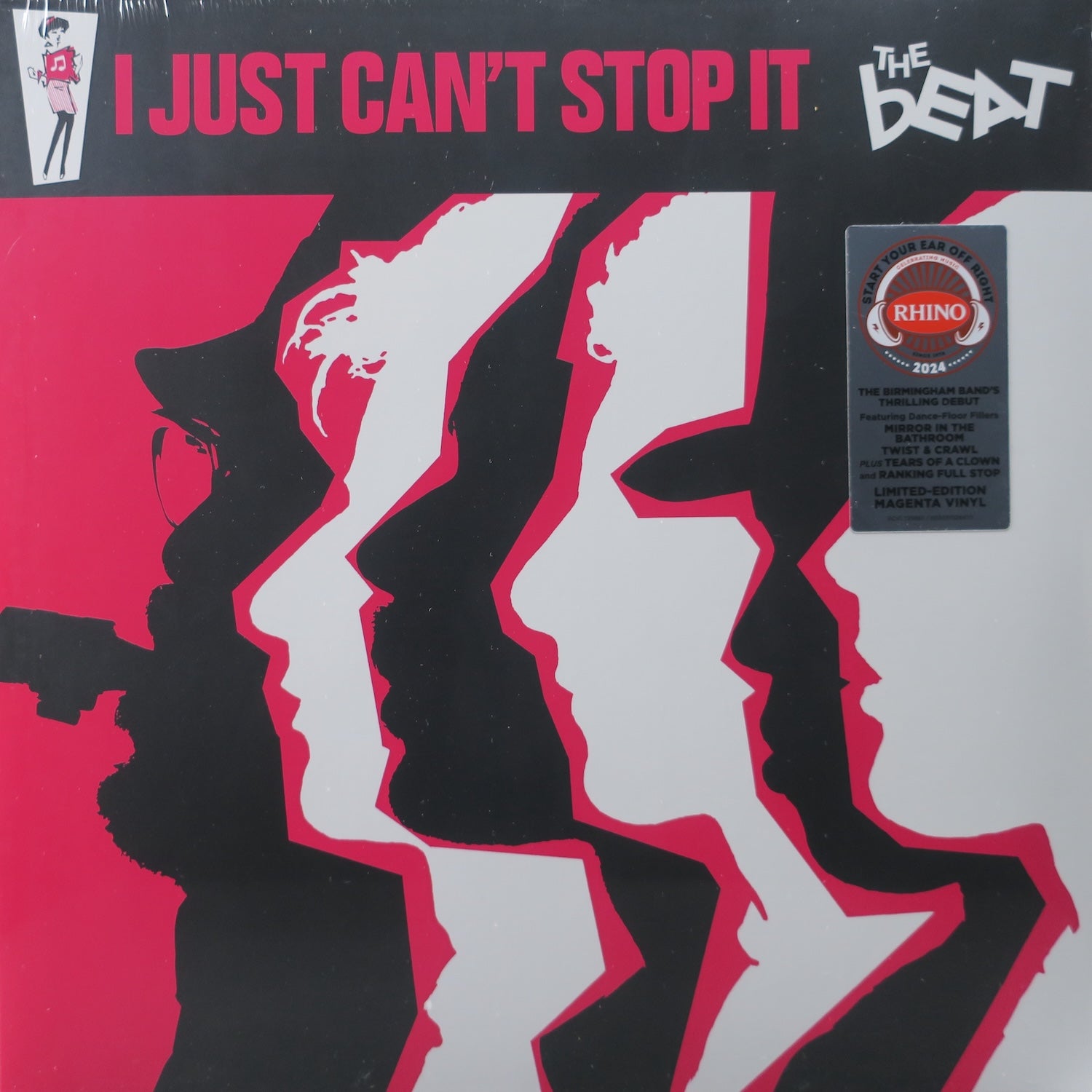 BEAT 'I Just Can't Stop It' MAGENTA Vinyl Record LP - Limited Edition Collectible for Music Lovers & Vinyl Enthusiasts - Perfect for Home Listening, DJ Sets & Gift Giving