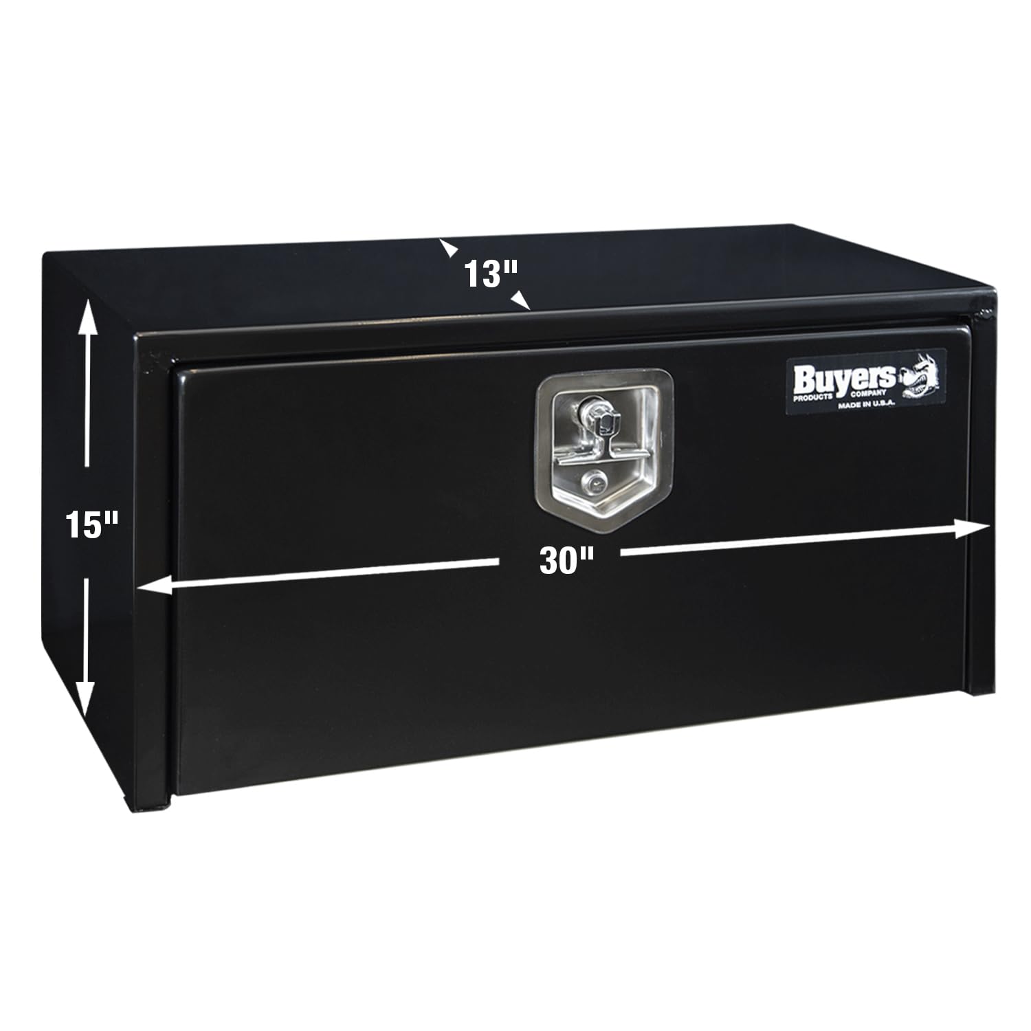 Heavy Duty Black Steel Underbody Truck Tool Box 15