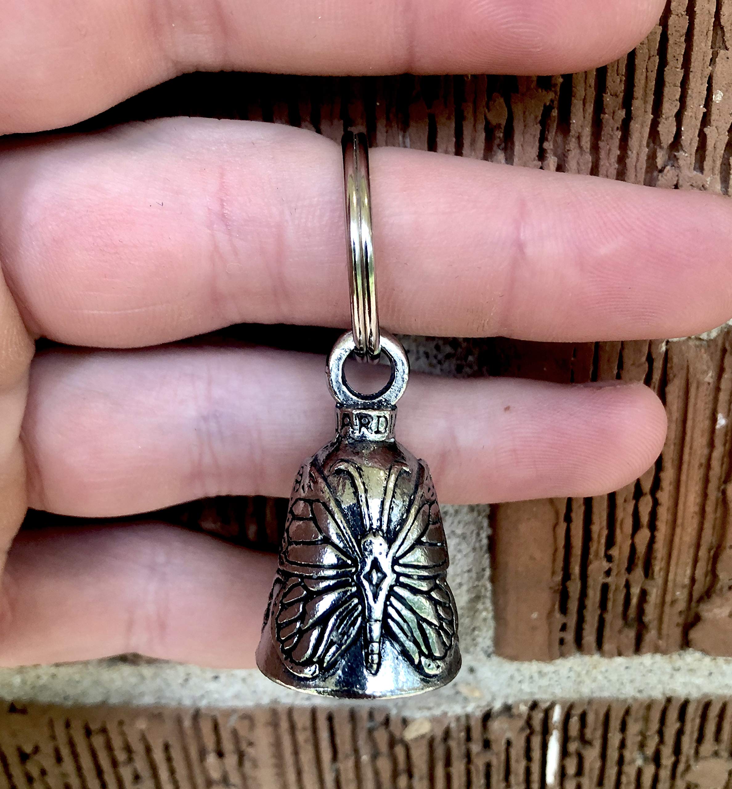 Butterfly Guardian Bell - Good Luck Charm Gift Set for Home, Car, and Office Decor | Handmade Protection Bell for Positive Energy & Blessings