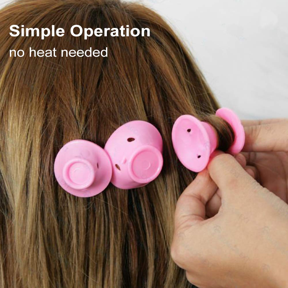 Professional Silicone Hair Rollers Set - Large & Small Curlers for Salon-Quality Styling | Heat-Resistant Curling Tools for Wavy & Voluminous Hair | Perfect for Home Use, Salons & Special Occasions
