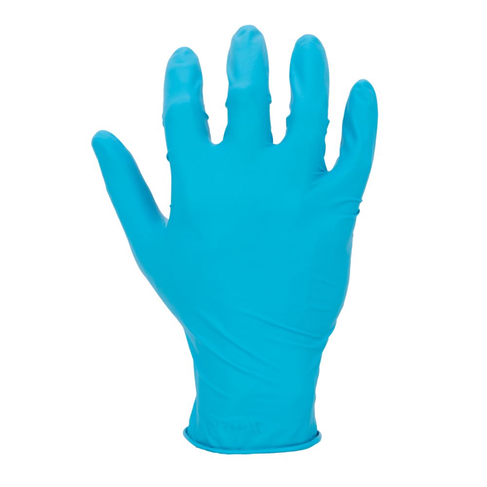 212 Performance NTG8 03 008 Disposable 8mil Blue Nitrile Gloves (Latex Free), Small (100 Count) - Powder-Free, Chemical Resistant for Medical, Dental, Food Service & Industrial Use