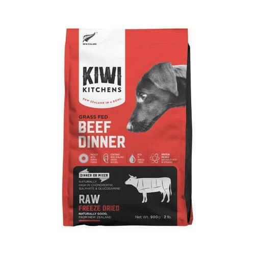 Freeze Dried Beef Dog Food - Premium High Protein Kibble for Adult Dogs - Perfect for Training, Travel & Outdoor Adventures