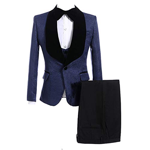 Navy Blue+black Pants