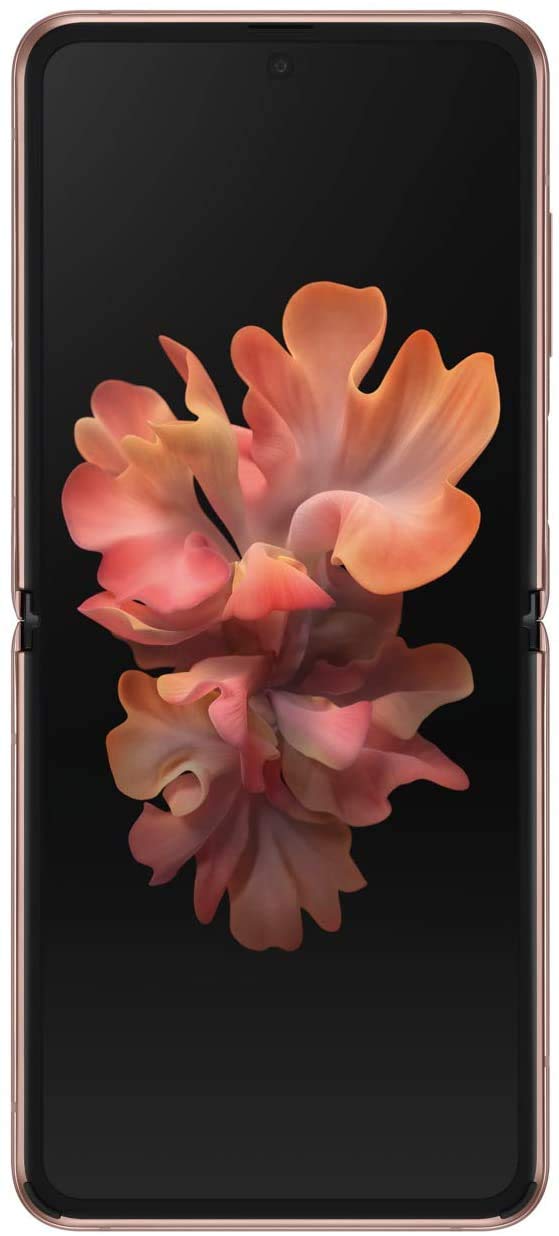 Samsung Galaxy Z Flip 5G Unlocked Smartphone - US Version 256GB Mystic Bronze (Renewed) | Foldable Phone for Work, Travel & Stylish Selfies