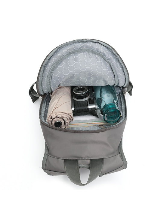 Tosca TCA953 Anti-Theft Slim Backpack for Travel & Work - Lightweight, Secure & Stylish Khaki Daypack for Commuters, Students & Outdoor Adventures