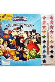 DC Super Friends Super Paint Book - Fun Activity Coloring Book for Kids, Superhero Art Set for Creative Play - Perfect for Birthday Gifts & Party Favors