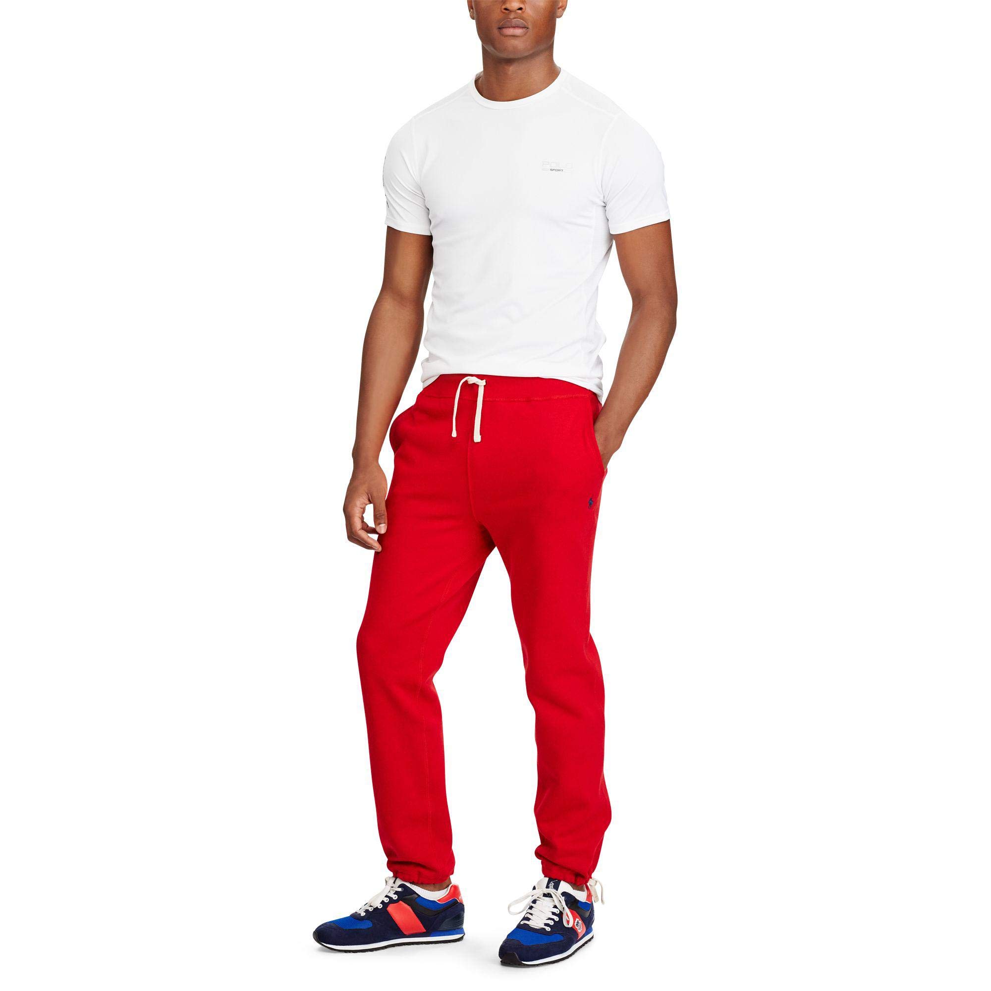 Ralph Lauren Men's Classic Polo Sweatpants - Comfortable Cotton Joggers for Casual Wear, Lounge & Gym
