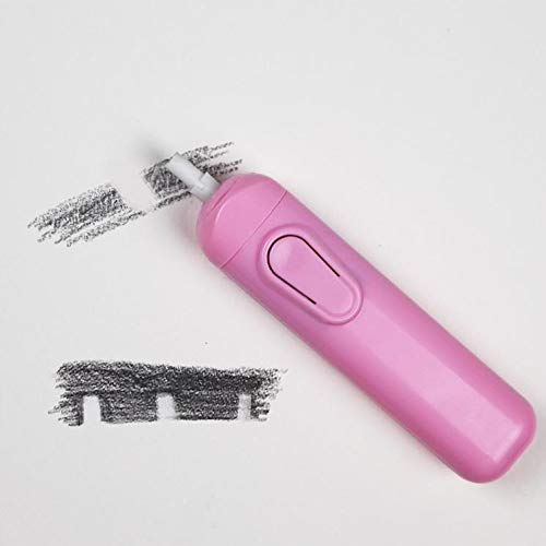 Automatic Electric Eraser Pen - Battery Powered (2 AAA) with 20 Eraser Refills - Portable Rubber Pencil Eraser for Artists, Students & Office Use - Perfect for Sketching, Drawing & Correcting Documents
