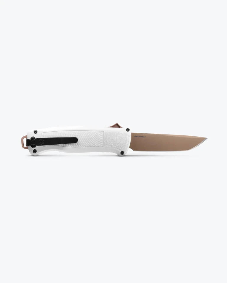 Benchmade Shootout D/E OTF Automatic Knife - Cool Gray (3.5