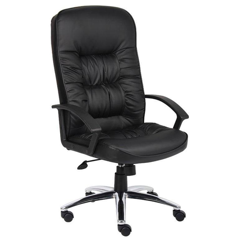 Premium High Back Leather Executive Office Chair [B7301] - Ergonomic Support for Long Hours of Work, Perfect for Home & Corporate Offices