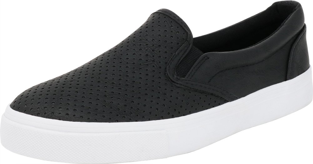 Women's Perforated Slip-On Sneakers - Breathable Casual Shoes for Walking, Travel & Everyday Wear | Soda Tracer