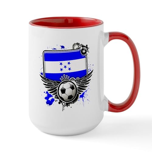 White/Red Inside - Soccer Fans Honduras Mugs
