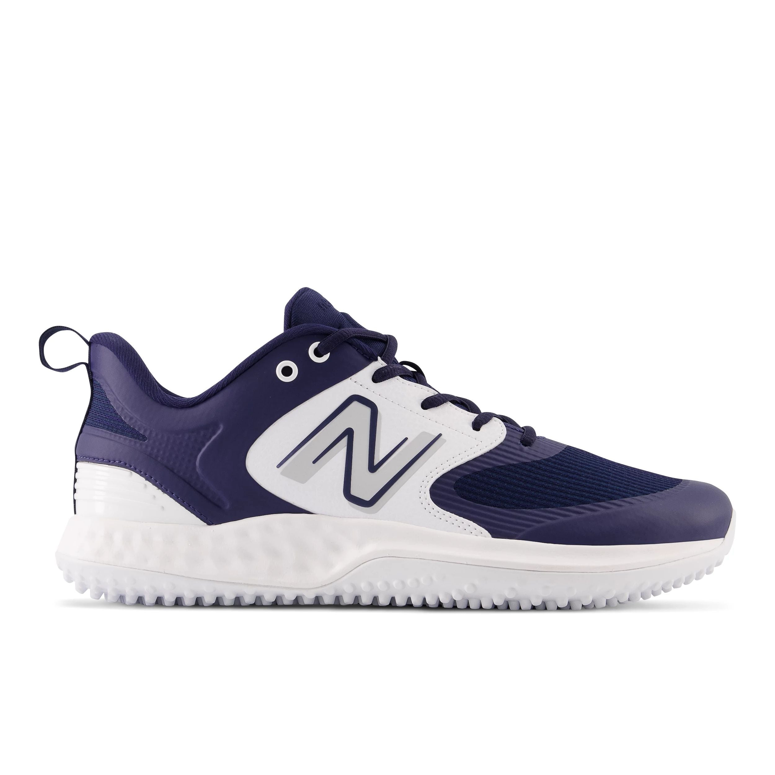 New Balance 3000v6 Navy & White Turf Shoes - Men's Athletic Training Sneakers for Baseball, Soccer & Field Sports | Lightweight Comfort & Durability