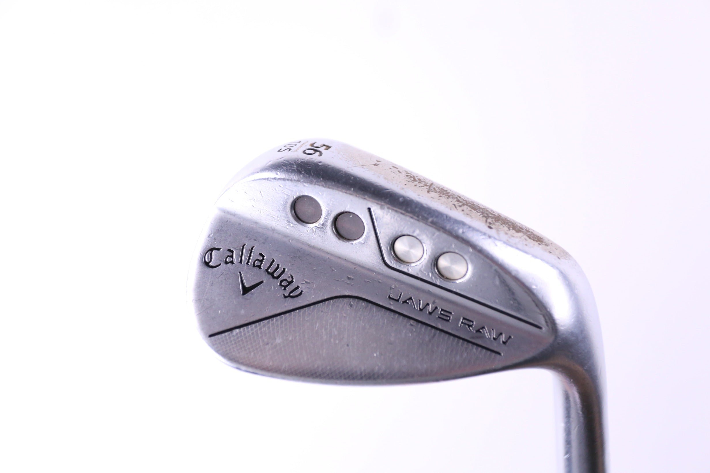 Used Callaway JAWS Raw Chrome Sand Wedge 56° Stiff Flex Right Hand Golf Club - Perfect for Bunker Shots & Short Game Precision