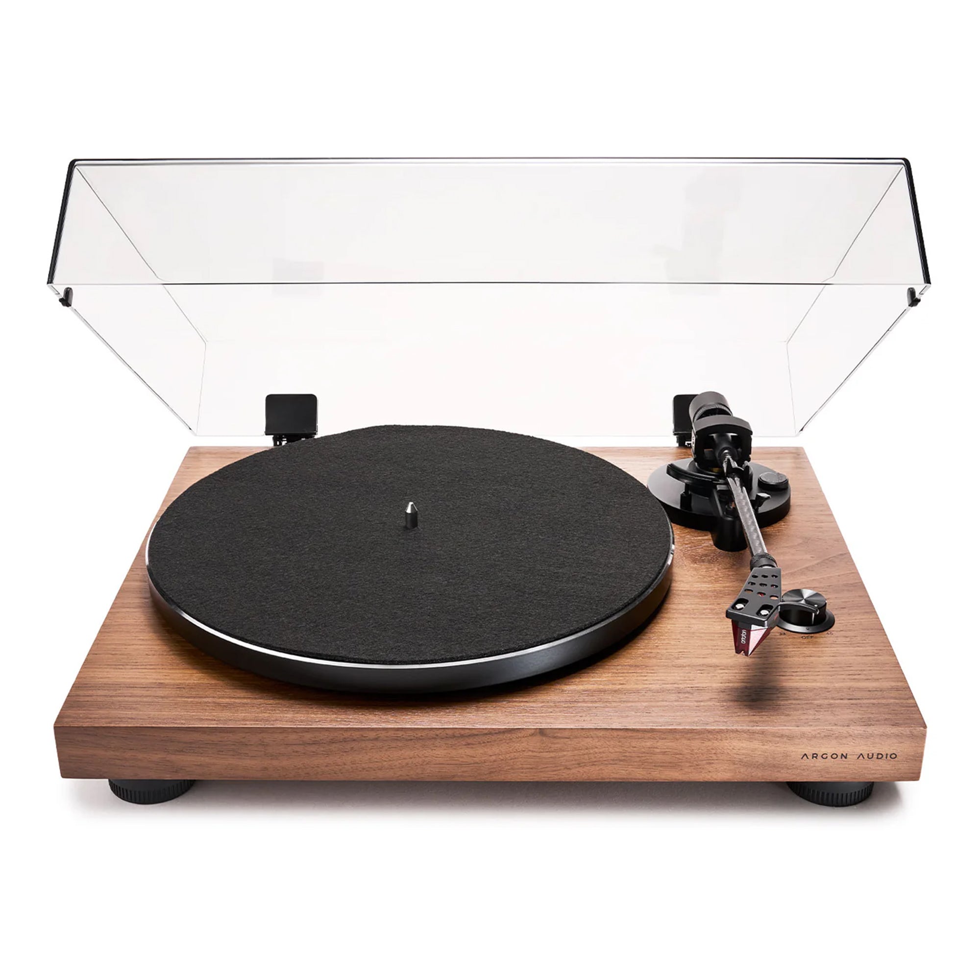 Argon TT 3 Plus Professional Vinyl Record Player - High-Fidelity Turntable with Bluetooth & USB | Perfect for Home Audio, DJing & Vinyl Collection (Black)