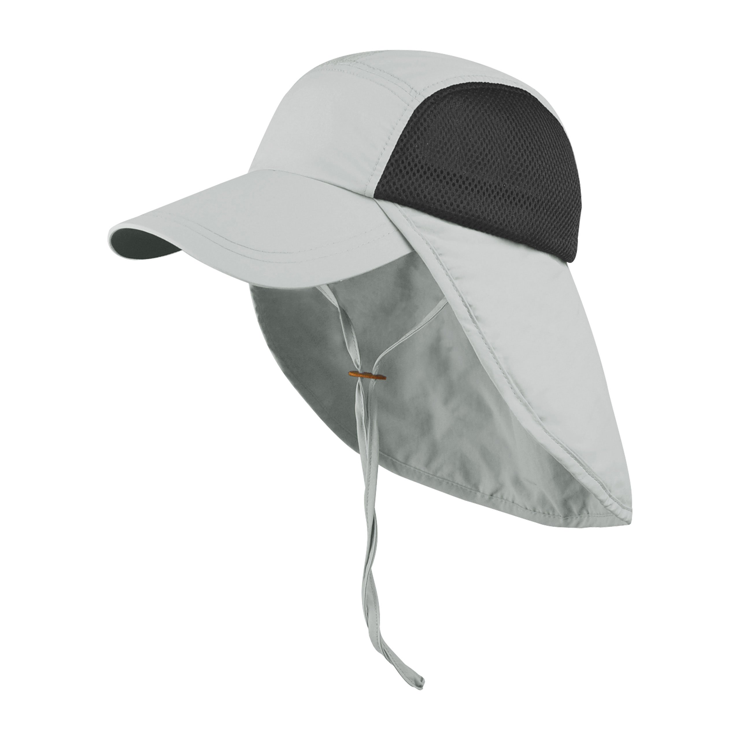 Juniper Taslon UV Protection Cap with Adjustable Flap & Elastic Velcro Strap - Perfect for Hiking, Fishing, and Outdoor Sun Protection