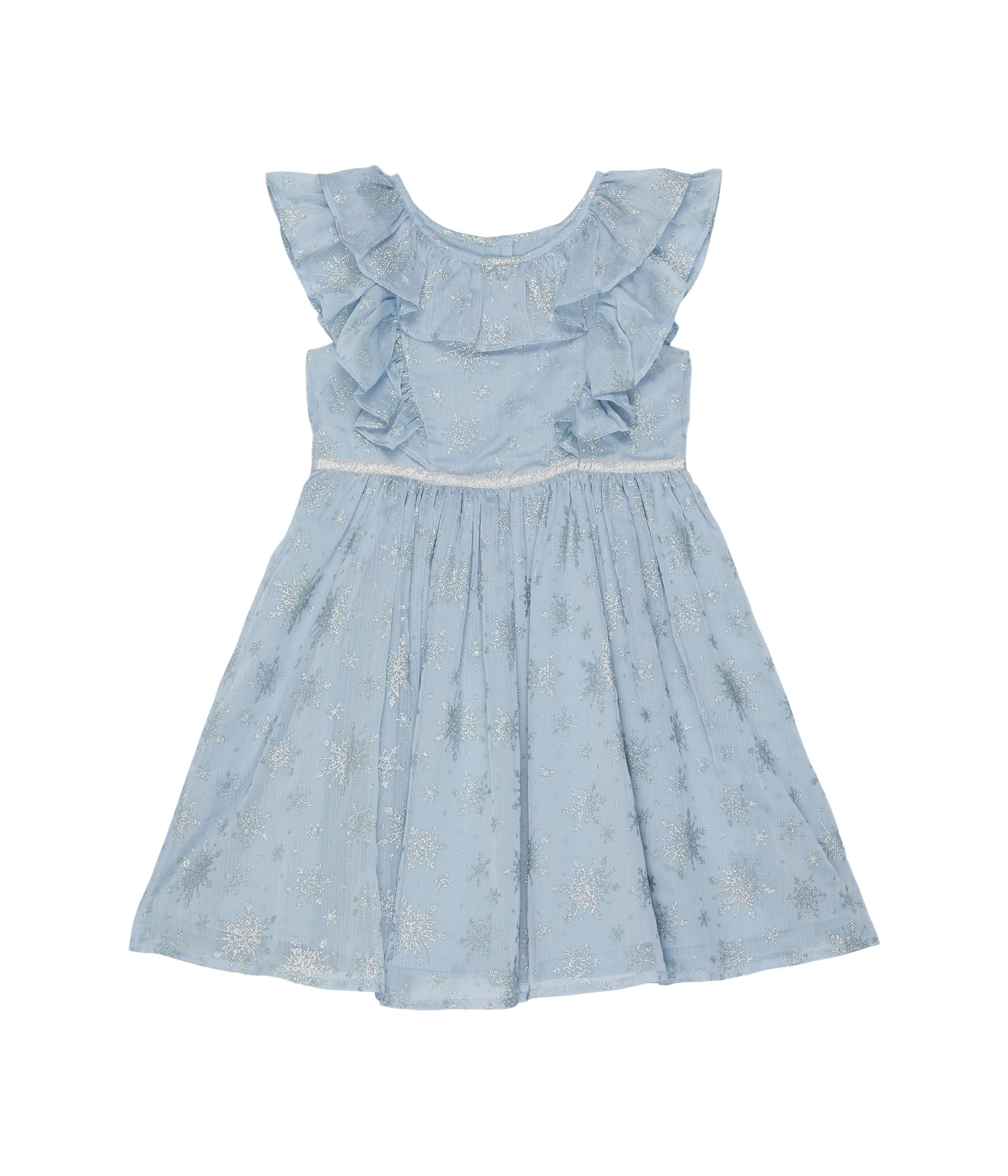 Janie and Jack Girls Blue Tulle Disney Frozen Princess Dress for Toddler Little Kids Big Kids | Birthday Party Halloween Costume Holiday Celebration