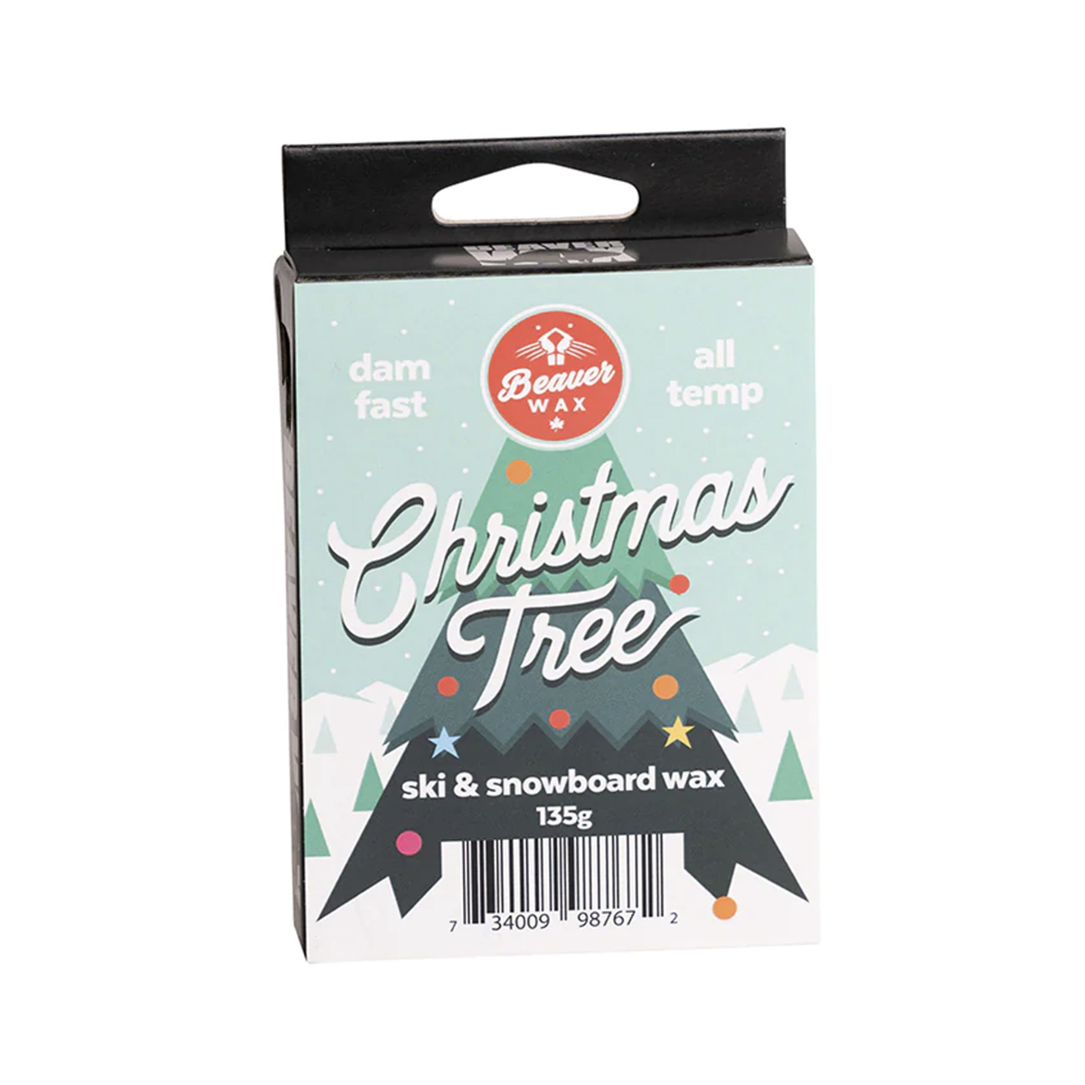 Beaver 135G Christmas Tree Snow Wax - Artificial Snow Spray for Holiday Decorations, DIY Crafts & Winter Scenes - Perfect for Xmas Trees, Windows, and Festive Displays