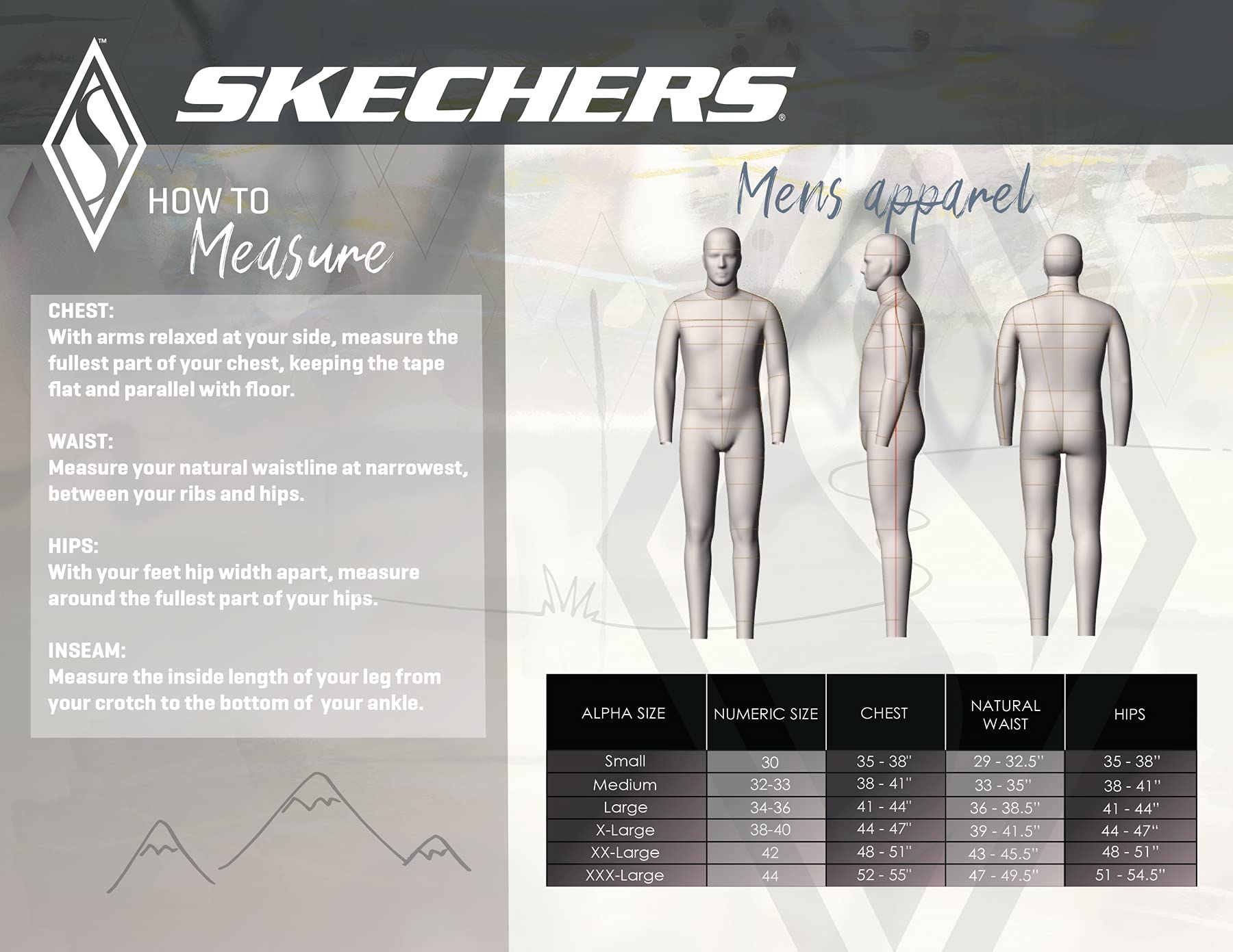 Skechers Men's Fairway Long Sleeve V-Neck Cotton Cashmere Sweater Vest - Warm Winter Layering for Office & Casual Outfits