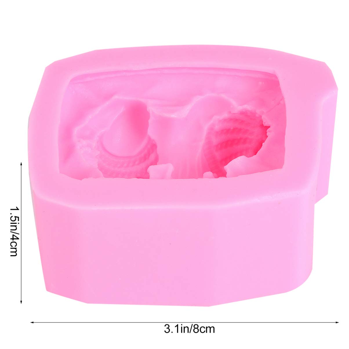 EXCEART Baby Sleeping Silicone Mold - Cake Tray, Baking & Chocolate Molds for Fondant, Soap Making, DIY Desserts | 3D Food Grade Silicone Cup for Baby Shower, Birthday Cakes & Party Decorations