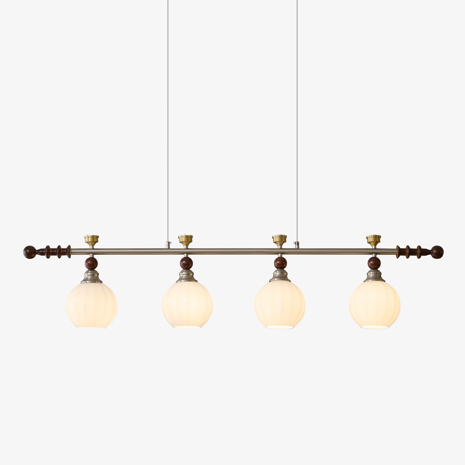 Cassian Linear Pendant Lamp - Modern LED Hanging Light Fixture for Kitchen Island, Dining Room & Living Room | Dimmable Industrial Style Lighting