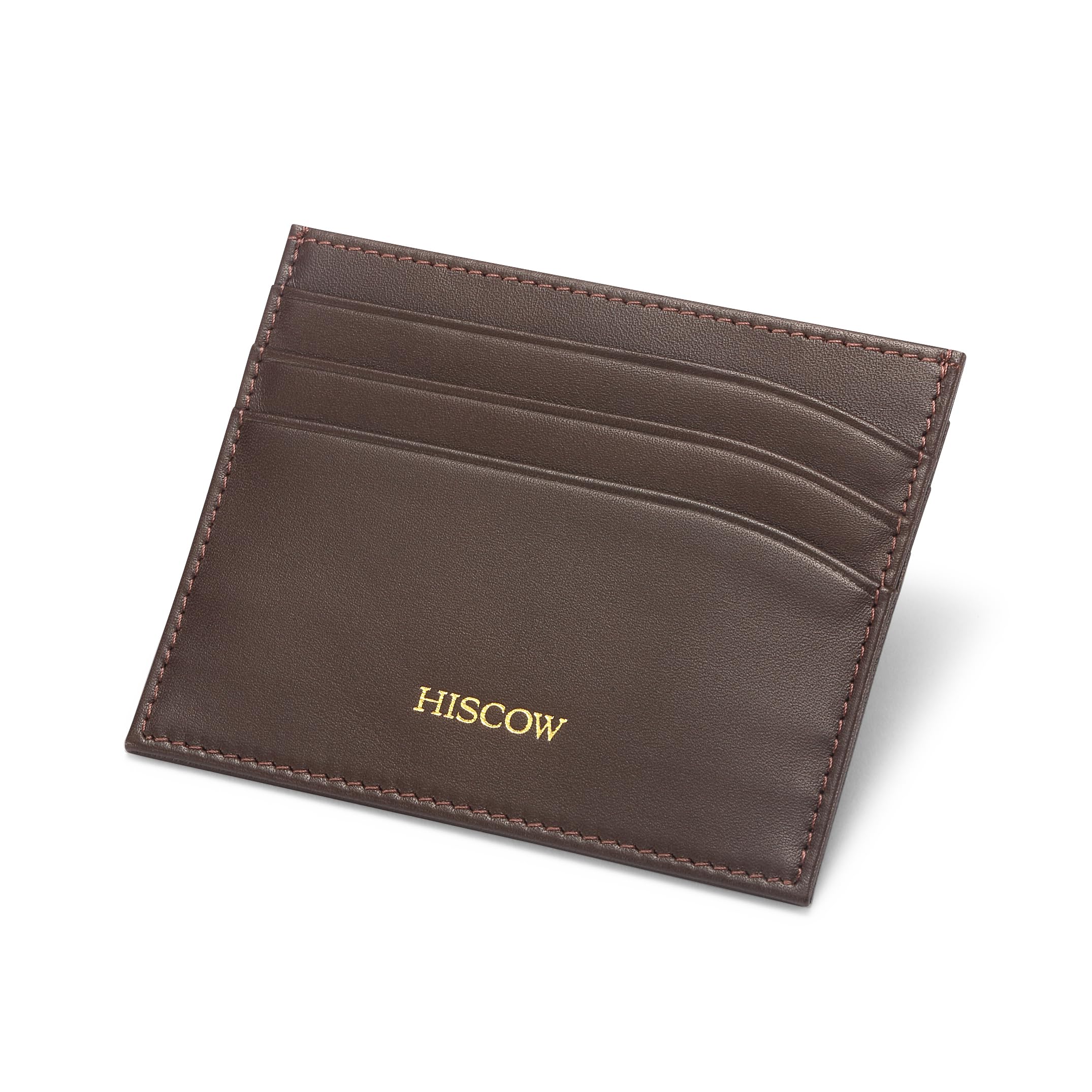 Premium Leather Slim Card Holder - Compact RFID Blocking Credit Card Wallet for Men & Women (Coffee Brown) | Perfect for Everyday Carry, Travel & Minimalist Lifestyle