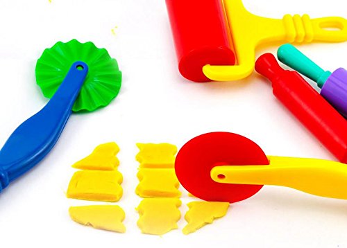 11-Piece Smart Dough Tools Kit with Molds & Extruders - Creative Play for Kids, DIY Modeling Clay Accessories for Arts & Crafts, Baking Decorations
