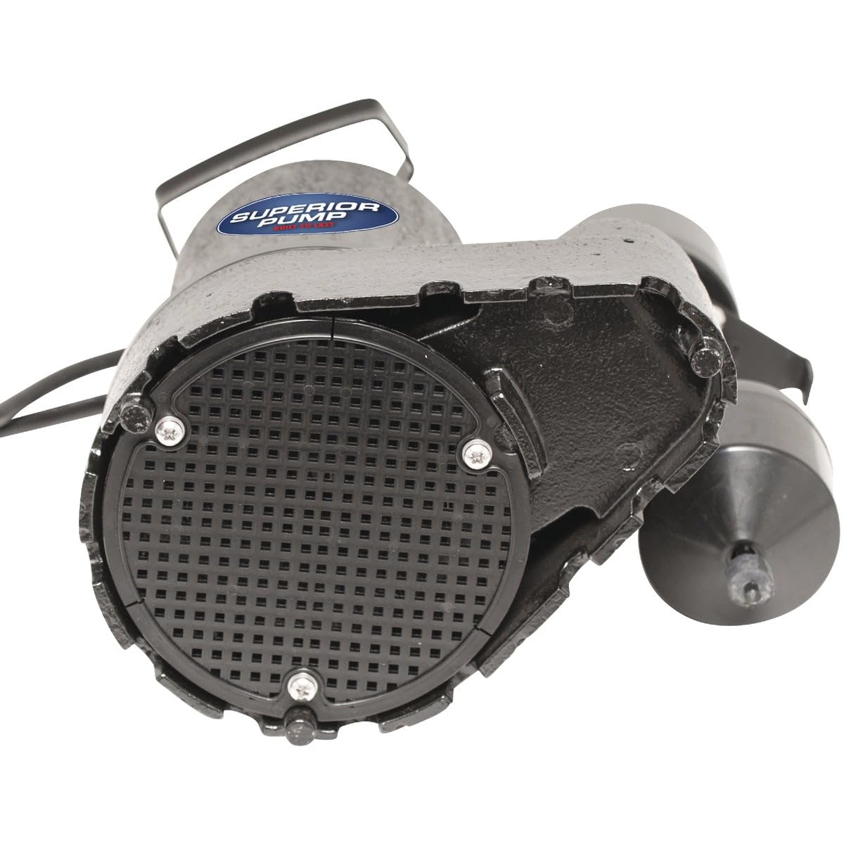 Superior Pump 92541 1/2 HP Cast Iron Sump Pump with Vertical Switch - Heavy Duty Water Removal for Basements, Crawl Spaces & Flood Prevention