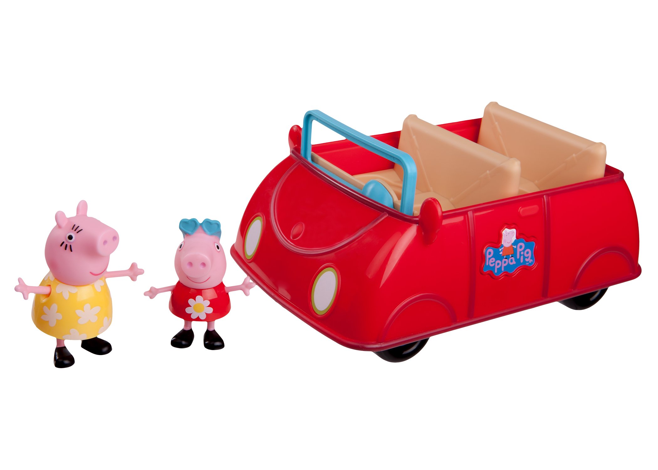 Peppa Pig's Red Toy Car for Kids - Fun and Interactive Ride-On Vehicle for Indoor & Outdoor Play - Perfect Gift for Birthday and Christmas