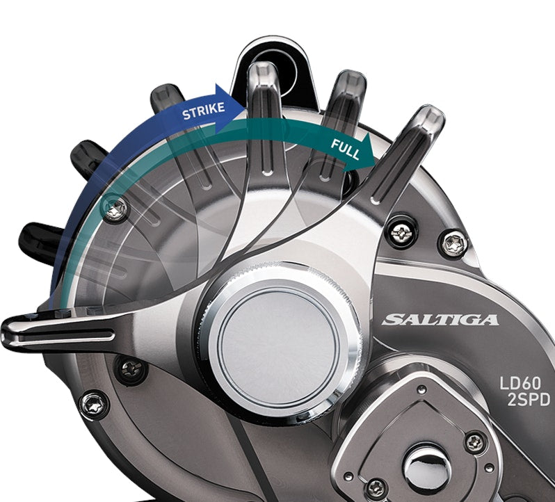 Daiwa 20 SALTIGA LD Overhead Fishing Reel - High Performance Saltwater Spinning Reel for Offshore & Deep Sea Fishing