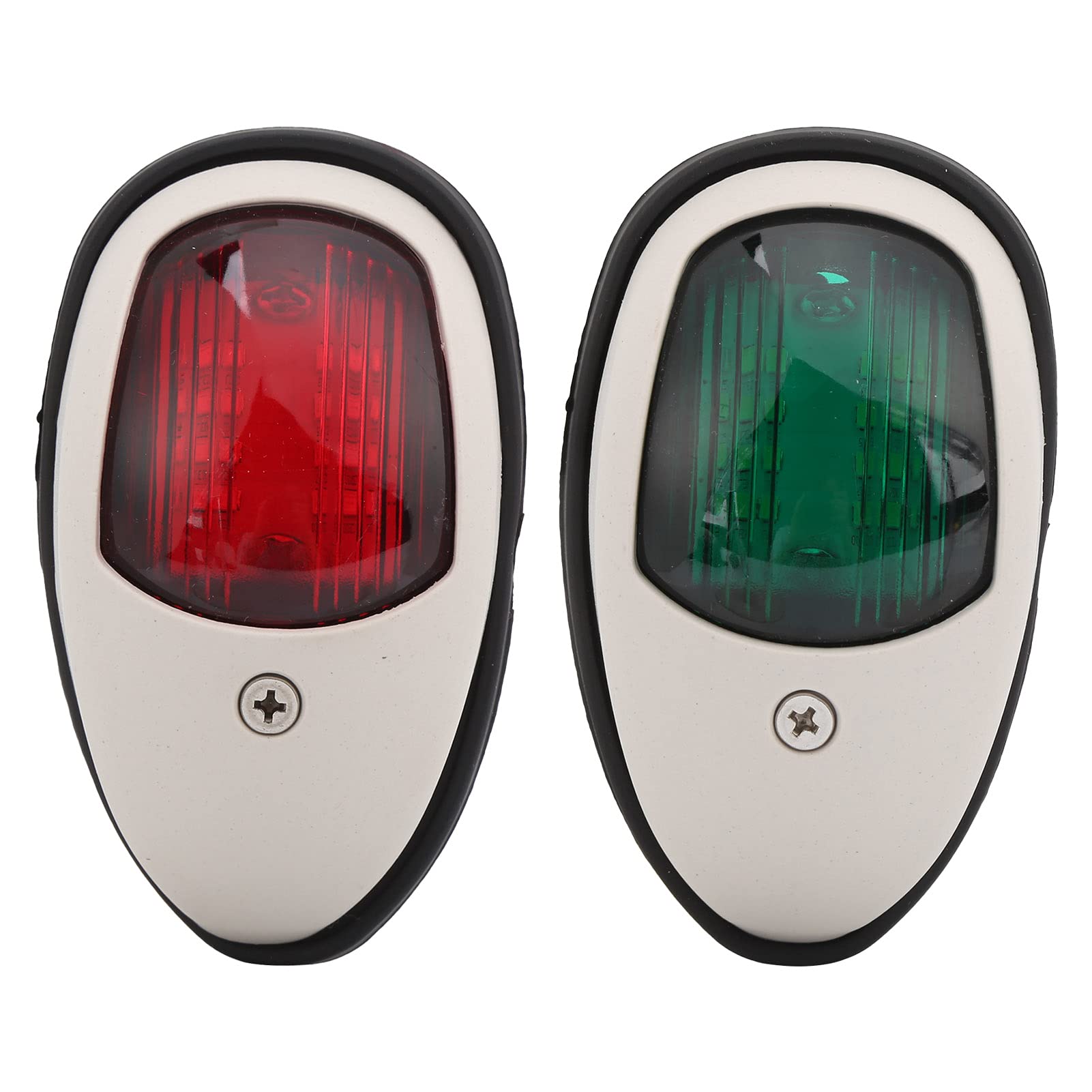 Mumisuto 2PCS Marine LED Navigation Lights - 10-30V Waterproof Boat Running Lights, Universal Bow Lights for Pontoon Yachts & Boats - Perfect for Night Sailing, Fishing & Water Safety