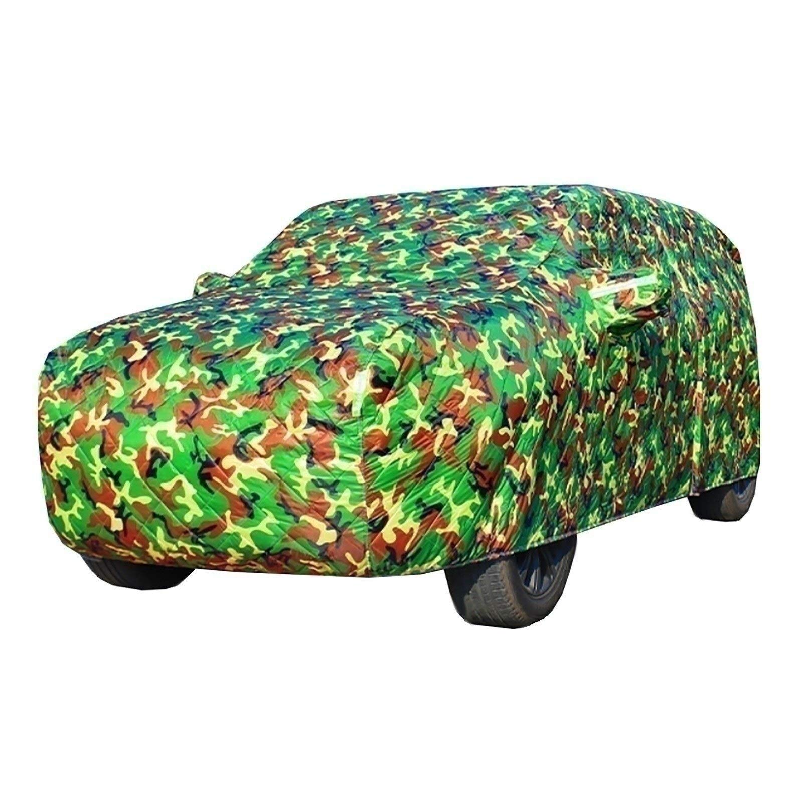 Premium Full Car Cover for Suzuki Grand Vitara - Heavy Duty 5kg Thick Exterior Protection - Waterproof, UV Resistant, Anti-Hail, Cold & Heat Insulation - Scratch Proof Vehicle Cover (Black) - Perfect for Outdoor Parking, Winter Storage & Extreme Weather Protection
