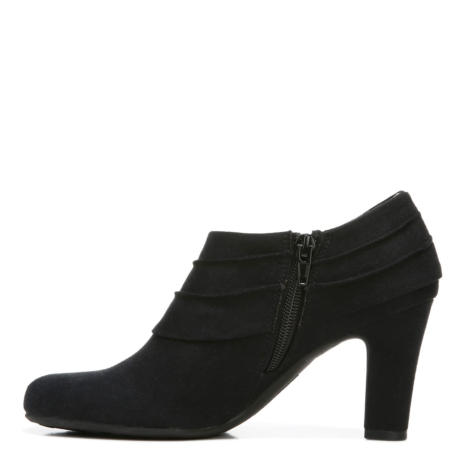 LifeStride Women's Corie Ankle Boot - Comfortable Low Heel Booties for Work, Casual & Fall Fashion | Waterproof & Slip-Resistant Shoes for Office, Travel & Everyday Wear