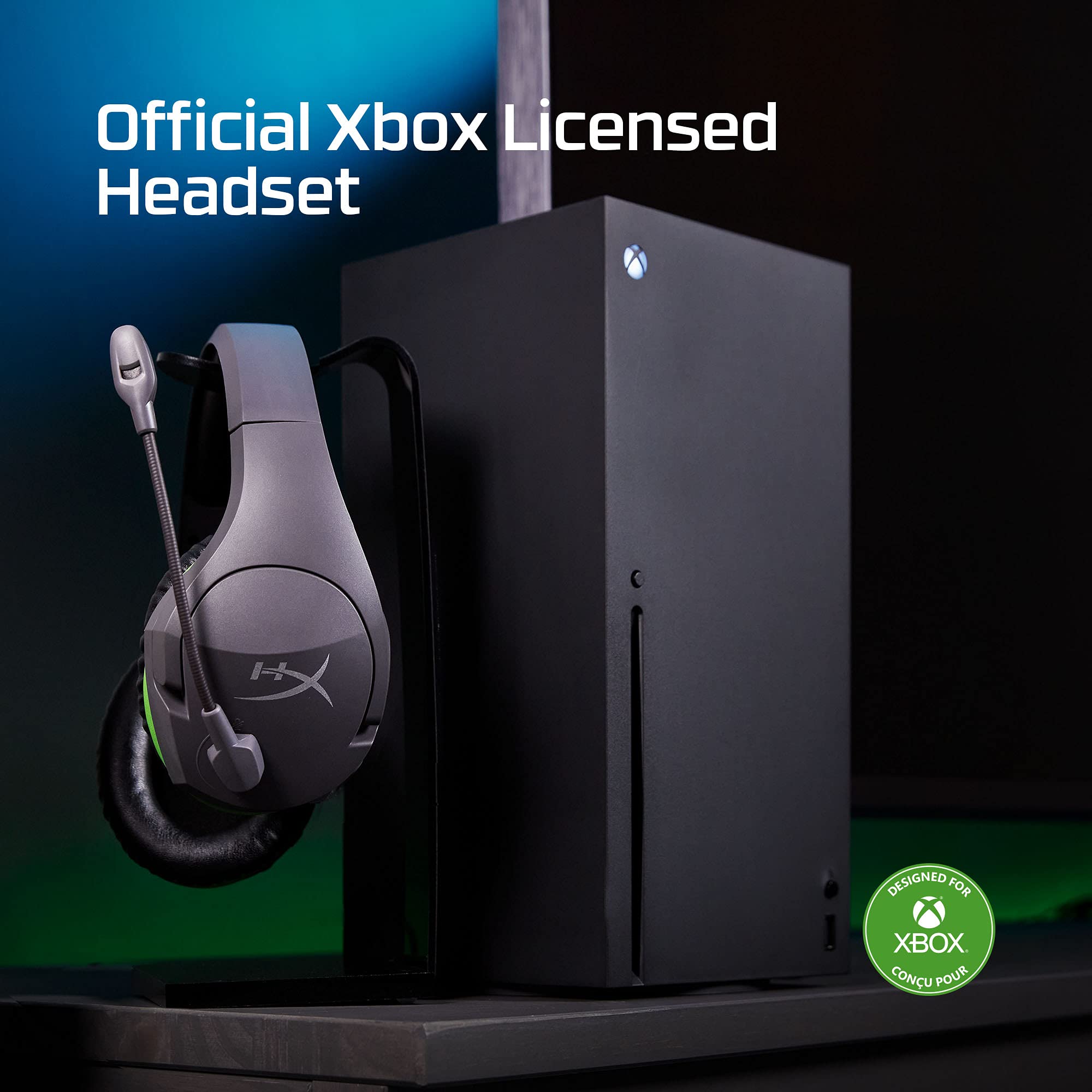 HyperX CloudX Stinger Core Wireless Gaming Headset for Xbox Series X|S & Xbox One - Noise Cancelling, Memory Foam & Premium Leatherette Ear Cushions - Black - Perfect for Competitive Gaming & Long Play Sessions