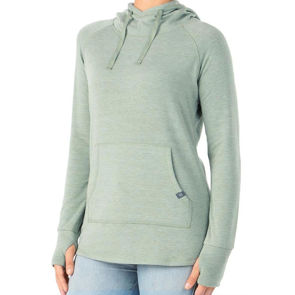 Free Fly Bamboo Fleece Women's Hoodie - Eco-Friendly Soft Pullover Sweatshirt for Yoga, Hiking & Casual Wear
