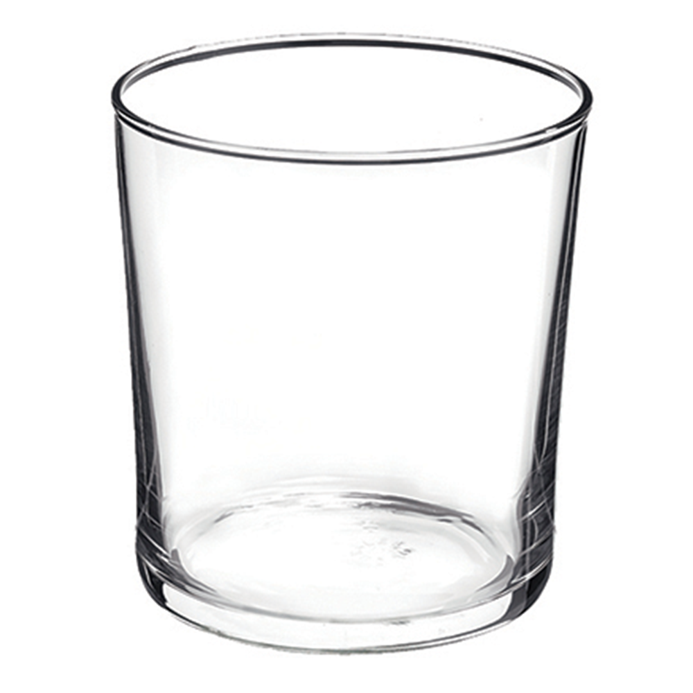 Bormioli Rocco 16oz Tempered Glass Tumbler - Durable Drinking Cup for Coffee, Tea, Juice & Cocktails - Perfect for Home, Office & Outdoor Use