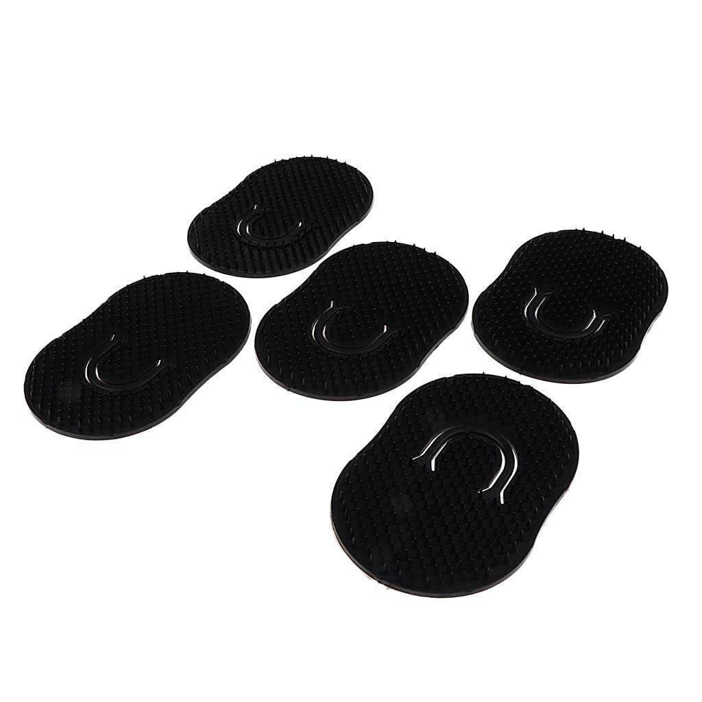 VMS INDIA 5-Piece Hair Care Set - Beard Shampoo Brush, Pocket Comb & Scalp Massager for Men | Travel-Friendly Grooming Kit for Beard Care & Head Relaxation