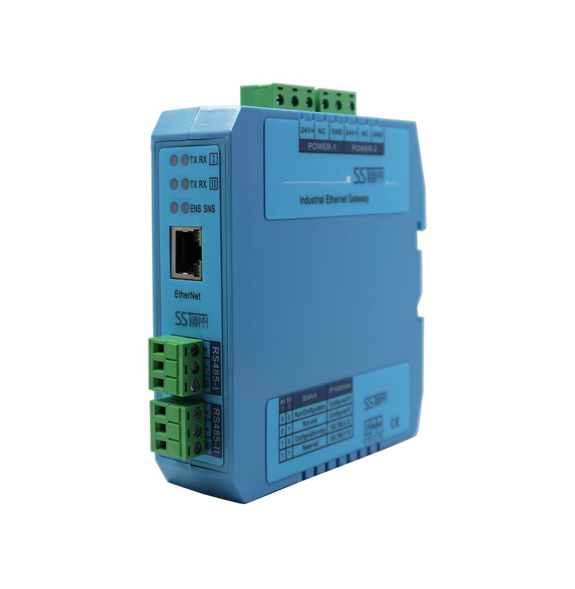 GT200-EI-2RS485 Modbus to EtherNet/IP Protocol Converter Gateway - Industrial Automation & IoT Communication Solution for PLC, SCADA, and Smart Factory Systems