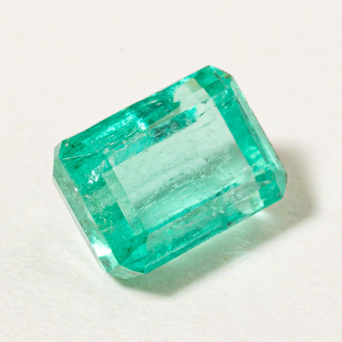 1.55ct Rectangular Step Cut Loose Emerald Gemstone - Natural Green Emerald for Jewelry Making, Engagement Rings & Fine Collections | Perfect for Custom Designs, Gifts & Special Occasions