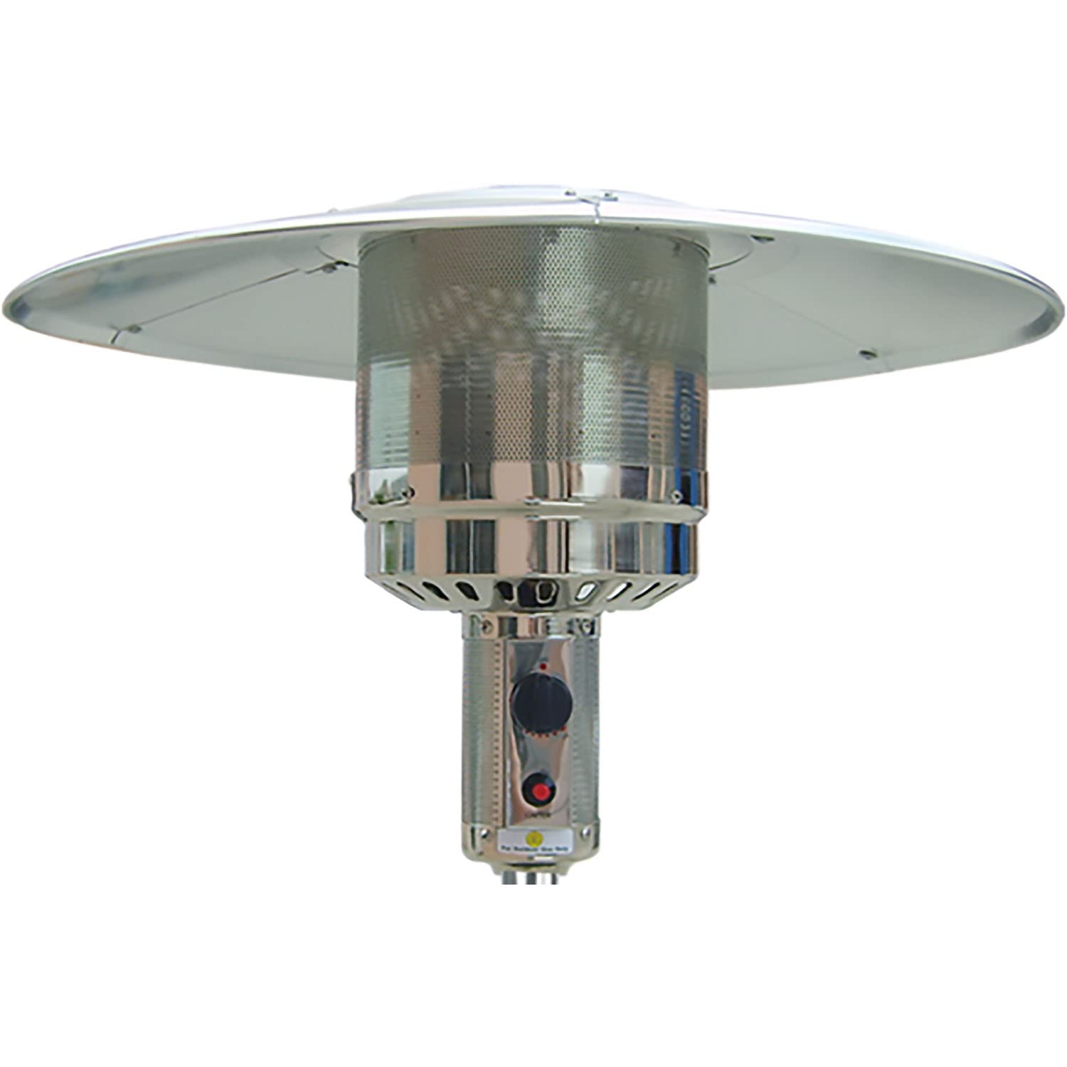48,000 BTU Hanover Outdoor Propane Patio Heater - 7ft Tall with Wheels, Push Button Ignition & Adjustable Temperature for Backyard, Deck, Restaurant & Outdoor Events (Hammered Bronze Finish) - Perfect for Winter Gatherings, Alfresco Dining & Commercial Use