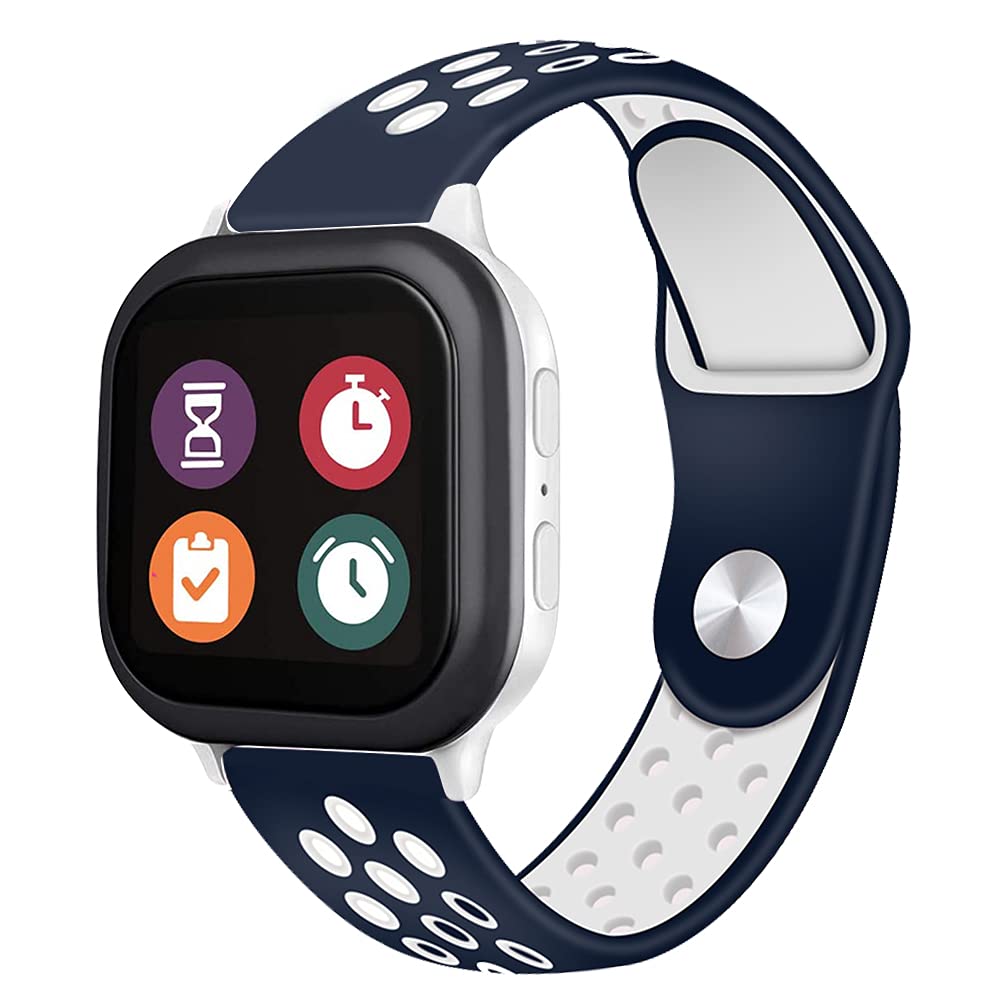20mm Gizmo Watch Band Replacement for Kids - Soft Breathable Silicone Strap with Quick Release Pins - Compatible with Verizon Gizmo Watch 2 & 1 - Perfect for School, Play & Everyday Activities