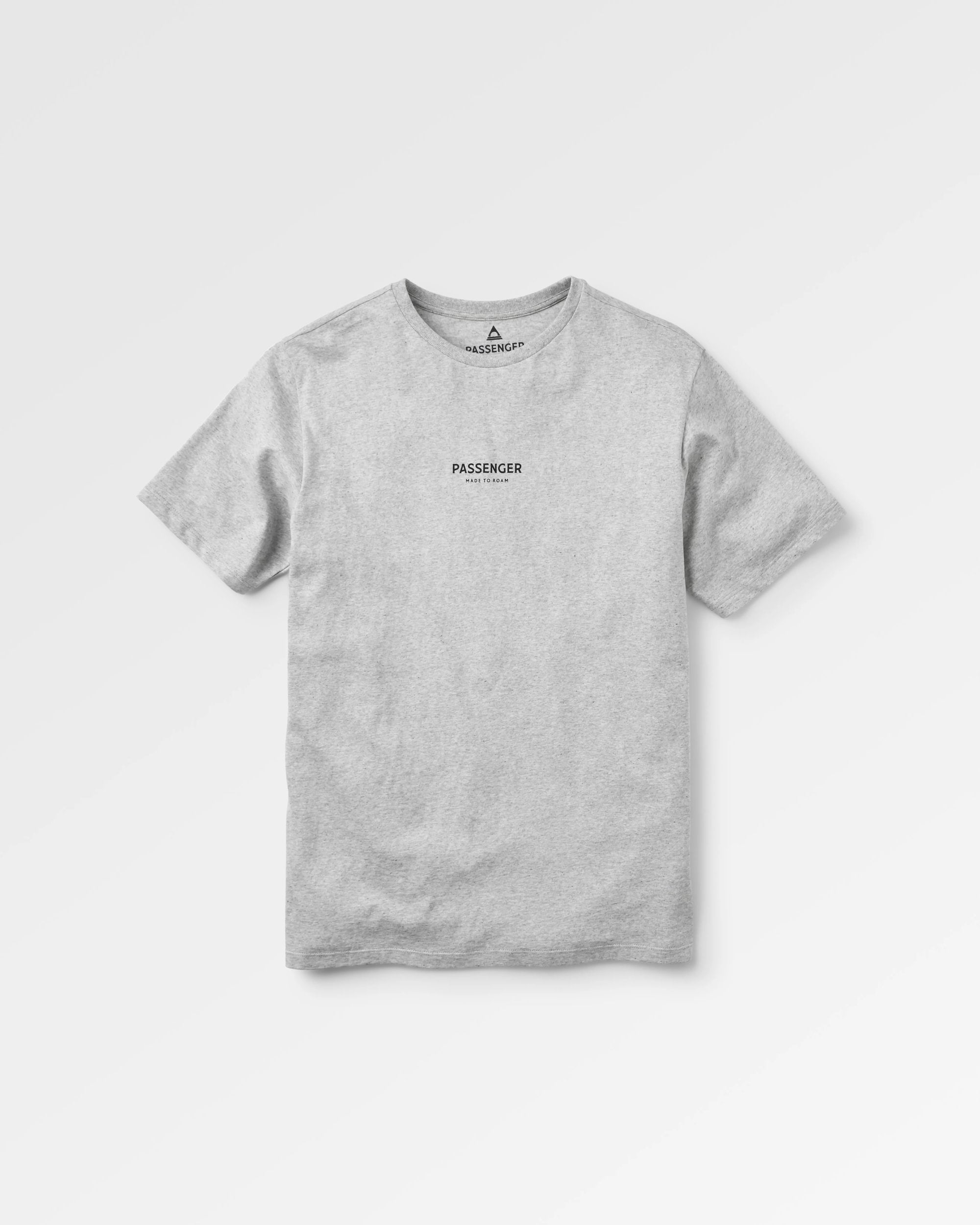 Eco-Friendly Recycled Cotton T-Shirt for Men & Women - Soft Gray Marl - Perfect for Casual Wear & Sustainable Fashion
