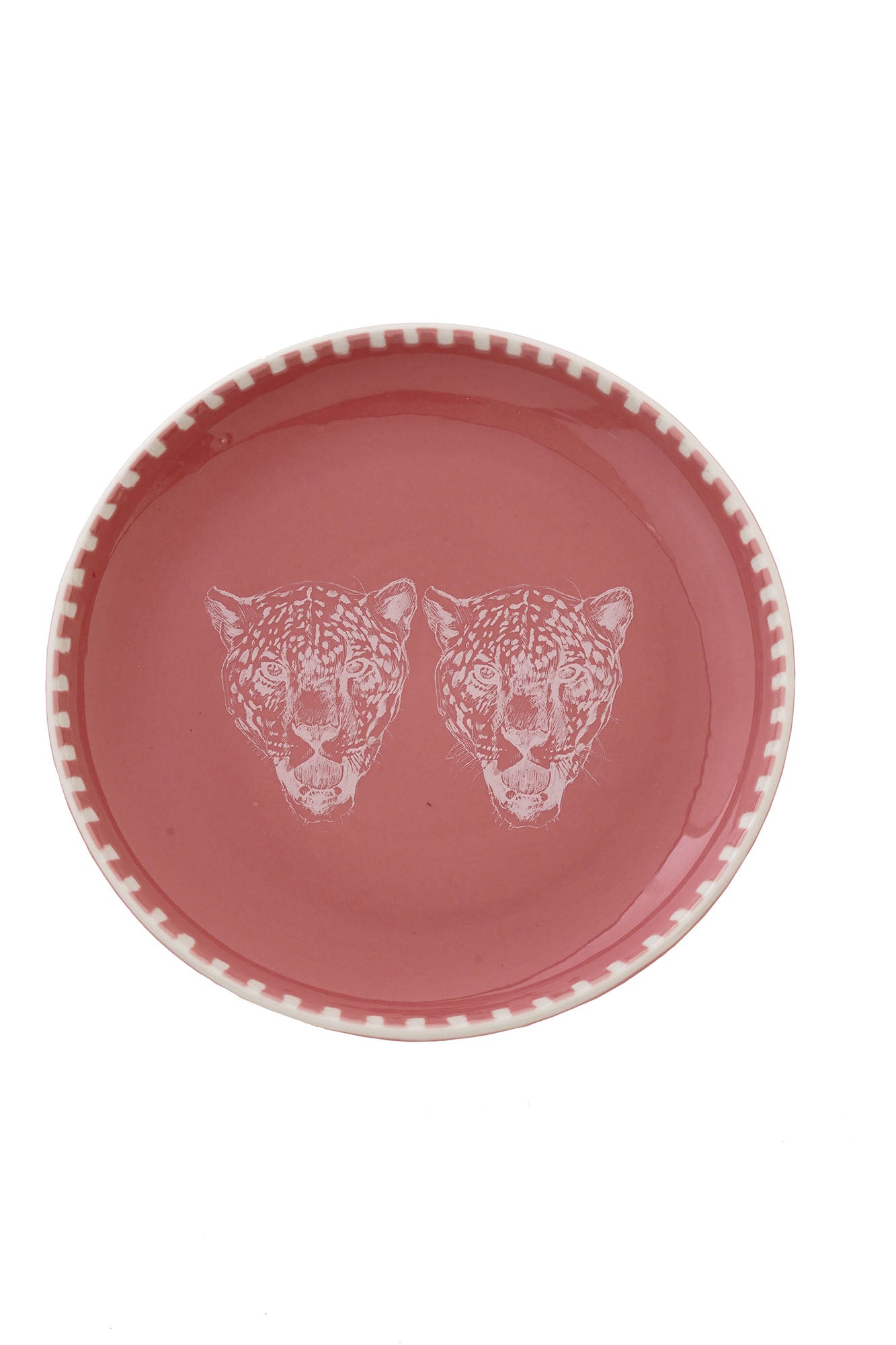 Tiger Print Dessert Plate Set - Stylish Ceramic Appetizer Plates for Party, Wedding, and Home Decor - Perfect for Snacks, Cheese, and Small Bites