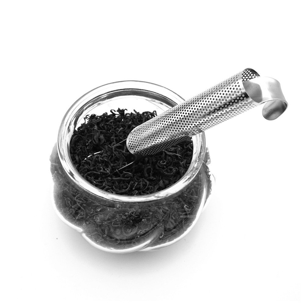 Premium Stainless Steel Tea Infuser with Hook - Easy to Use & Portable Tea Strainer for Loose Leaf Tea - Perfect for Home, Office, Travel, Camping and Gifts