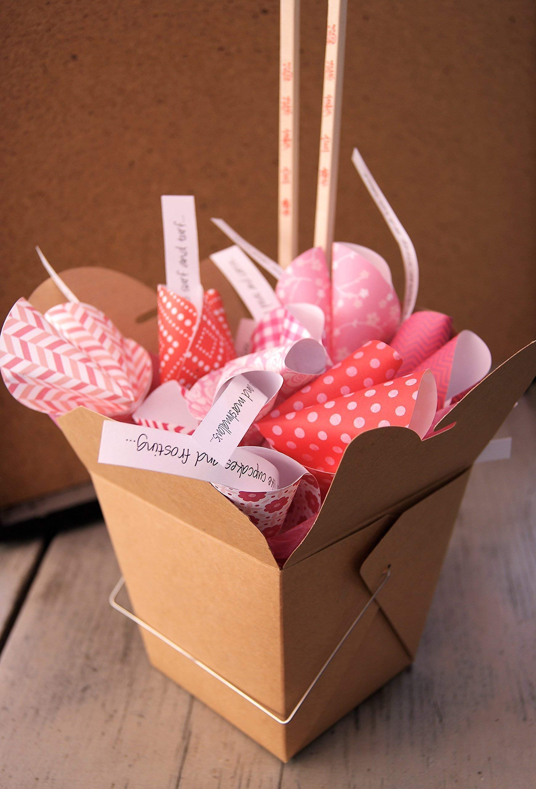 Custom Valentine Fortune Cookies with Love Messages - Romantic Gift for Couples