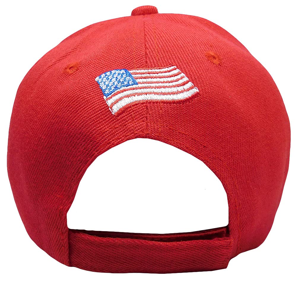 Trump 2024 Save America Baseball Cap - Patriotic USA Flag Shadow Design - 100% Polyester Adjustable Embroidered Hat for Political Rallies & Outdoor Events